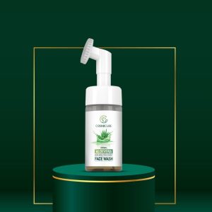 Aloe Vera Face Wash (Foaming Bottle with Bristles)